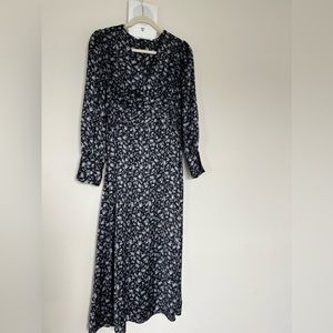 ZARA floral midi dress